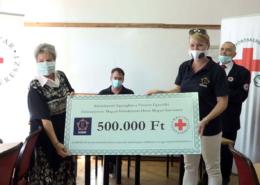 A Vöröskereszt helyi szervezetét támogatta az Egységben a Városért Egyesület