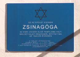Az egri zsidóság történelmi szerepére szeretnék felhívni a figyelmet